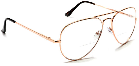 Beach Copper Tango Optics Bi-Focal Pink Pilot Glasses Readers Magnification Rx