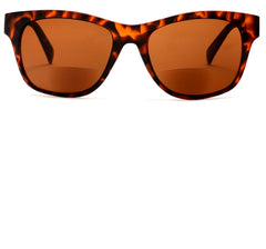 Bora Tortoise Bi-Focal Sun Readers Horn Rimmed Sunglasses Brown-Samba Shades
