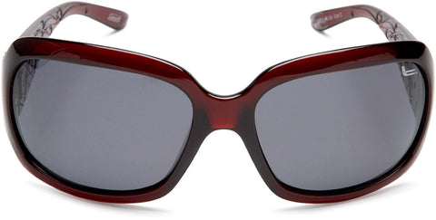 Coleman Women's CC1 6024 Polarized Sunglasses Audrey Hepburn Style - Burgundy-Samba Shades
