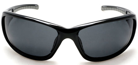 Men's Sports Frame Polarized Lens Sunglasses - Mambo Winner's Shades - Black-Samba Shades
