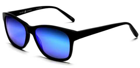 Polarized Horn Rimmed Inspired Paris to London Sunglasses Black-Samba Shades