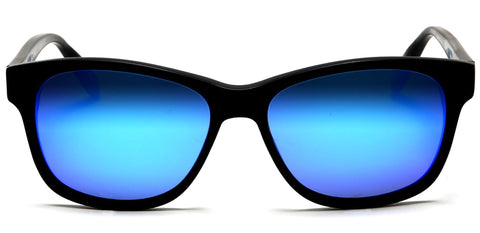 Polarized Horn Rimmed Inspired Paris to London Sunglasses Black-Samba Shades