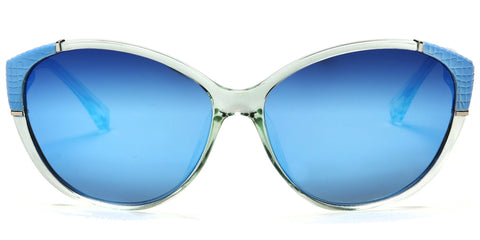 Polarized Marilyn's Cat Eye Fashion Sunglasses Blue-Samba Shades