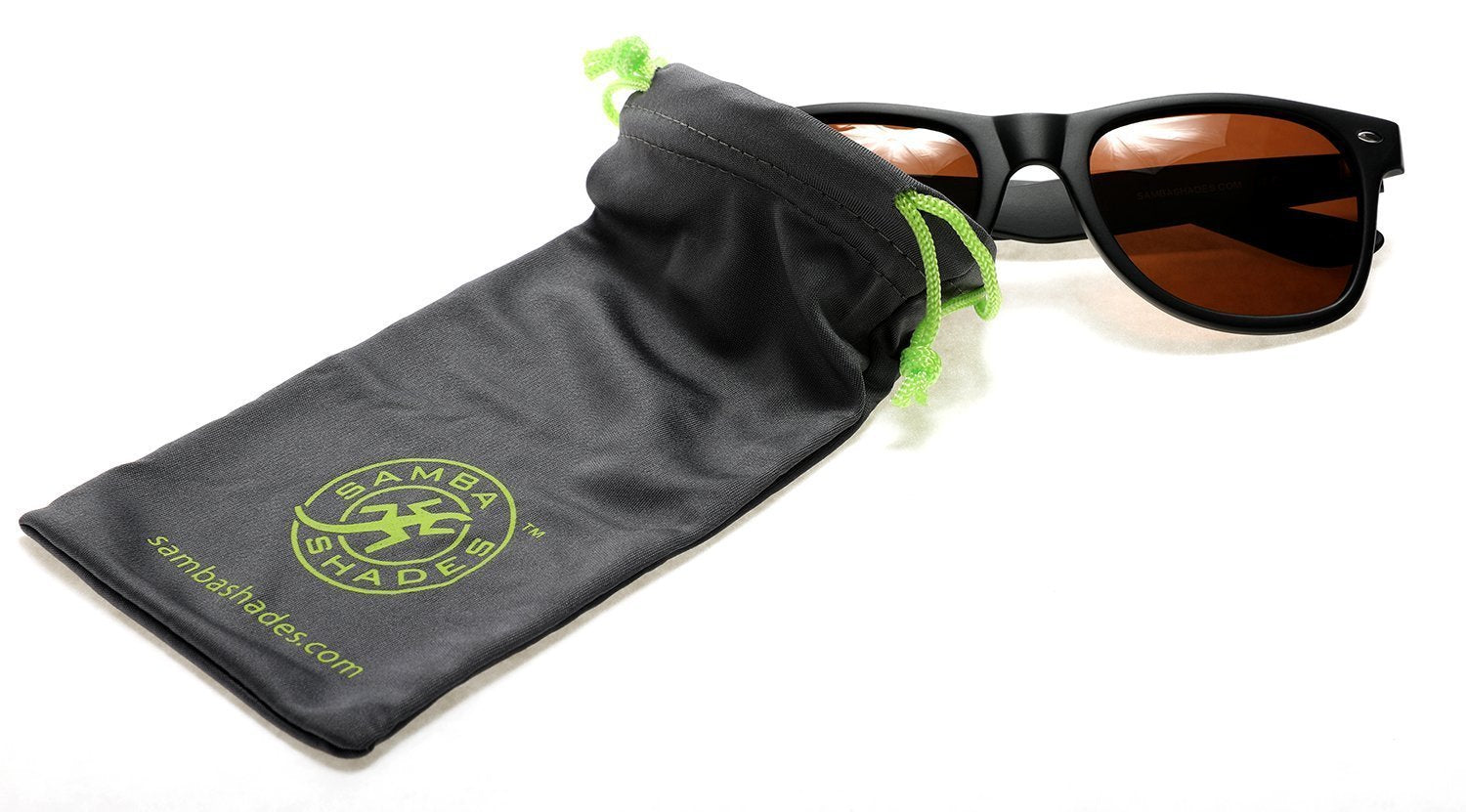 Polarized Modern Venice Horn Rimmed Sunglasses - Black Brown-Samba Shades