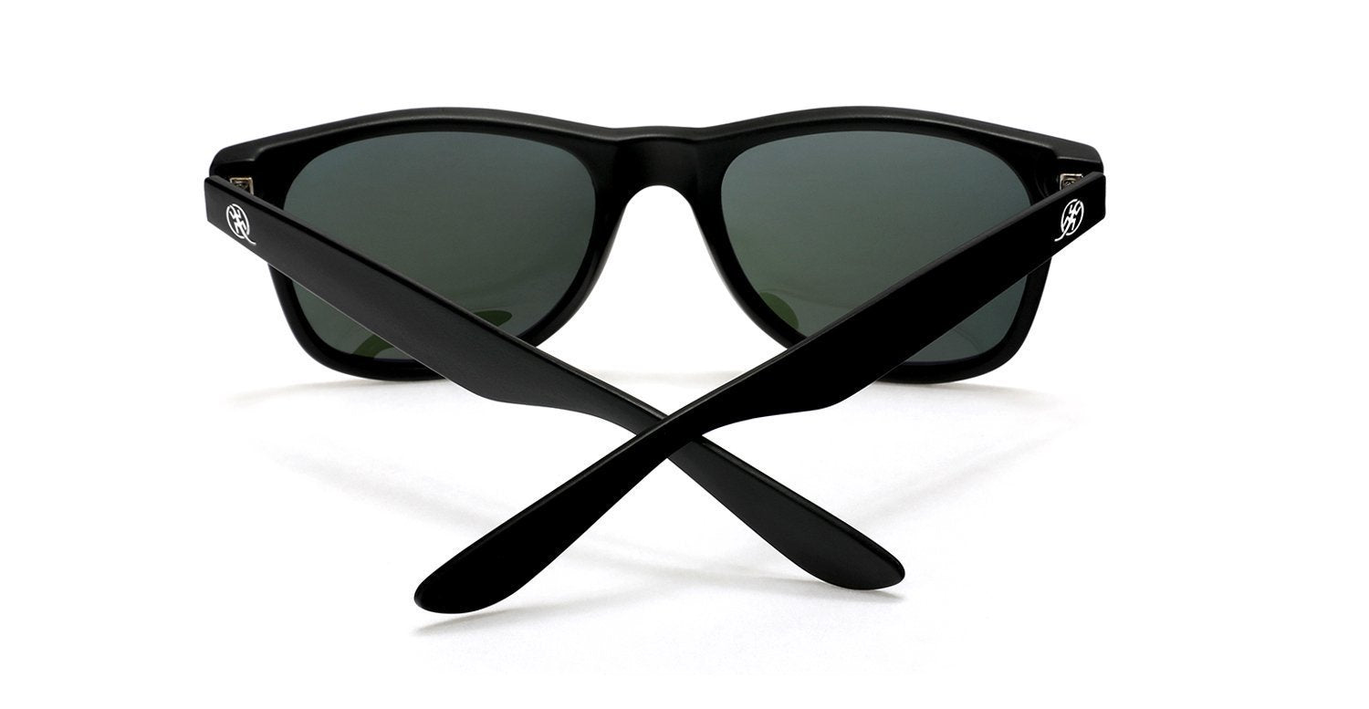 Polarized Modern Venice Horn Rimmed Sunglasses - Black Purple-Samba Shades