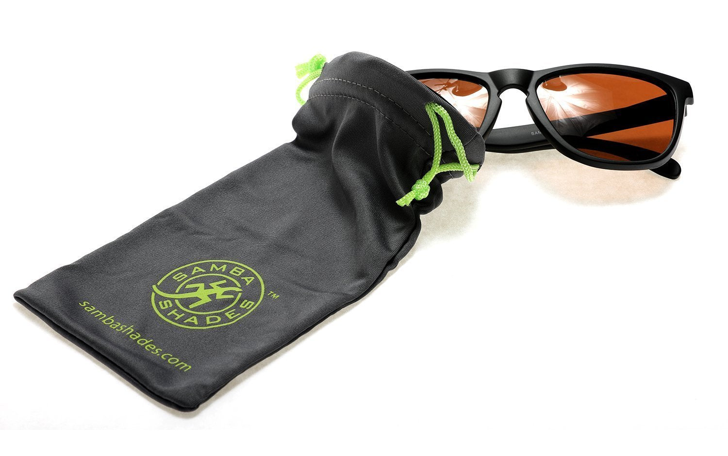 Polarized New Cool Factor Horn Rimmed Sunglasses - Black Brown-Samba Shades