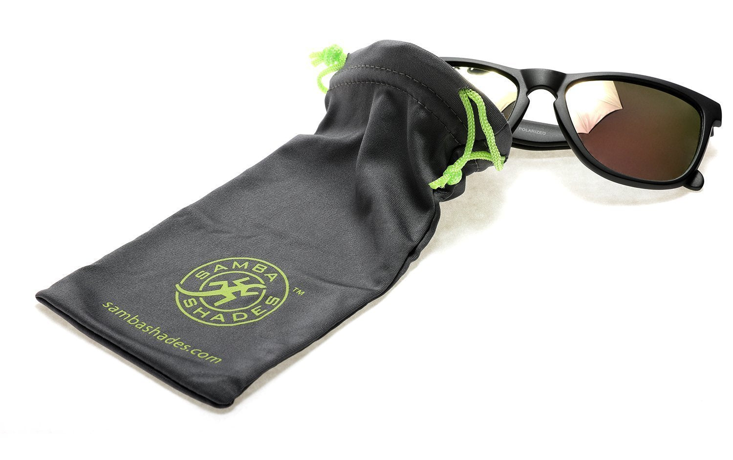 Polarized New Cool Factor Horn Rimmed Sunglasses - Black/Gold-Samba Shades