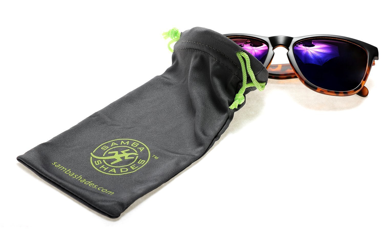 Polarized New Cool Factor Horn Rimmed Sunglasses - Tortoise Black Blue-Samba Shades