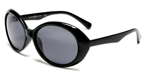 Retro Audrey Hepburn Style Polarized Fashion Sunglasses Black-Samba Shades