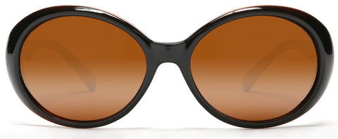 Retro Audrey Hepburn Style Polarized Fashion Sunglasses Brown-Samba Shades