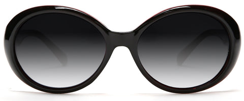 Retro Audrey Hepburn Style Polarized Fashion Sunglasses Red-Samba Shades