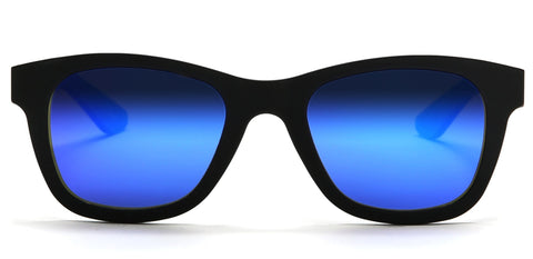 Valencia Polarized Horn Rimmed Sunglasses TR90 Unbreakable Construction Black-Samba Shades