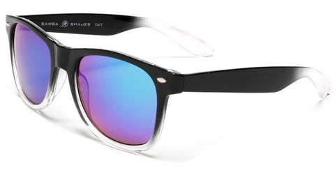 Vintage Horn Rimmed Sunglasses Weekender Black White-Samba Shades