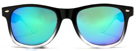 Vintage Horn Rimmed Sunglasses Weekender Black White-Samba Shades