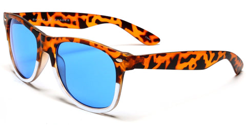 Vintage Horn Rimmed Sunglasses Weekender Orange White-Samba Shades