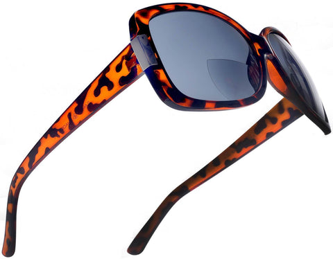 Women's BiFocal Sun Readers Sunglasses Jackie O Tortoise-Samba Shades
