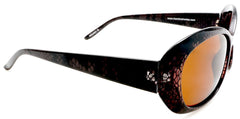 Women's Retro Polarized Fashion Sunglasses - Audrey Hepburn Effect -Black-Samba Shades