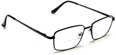 Black Mist Samba Shades Bi-Focal Text Readers Poly Carbonic Magnification Glasses Rectangle