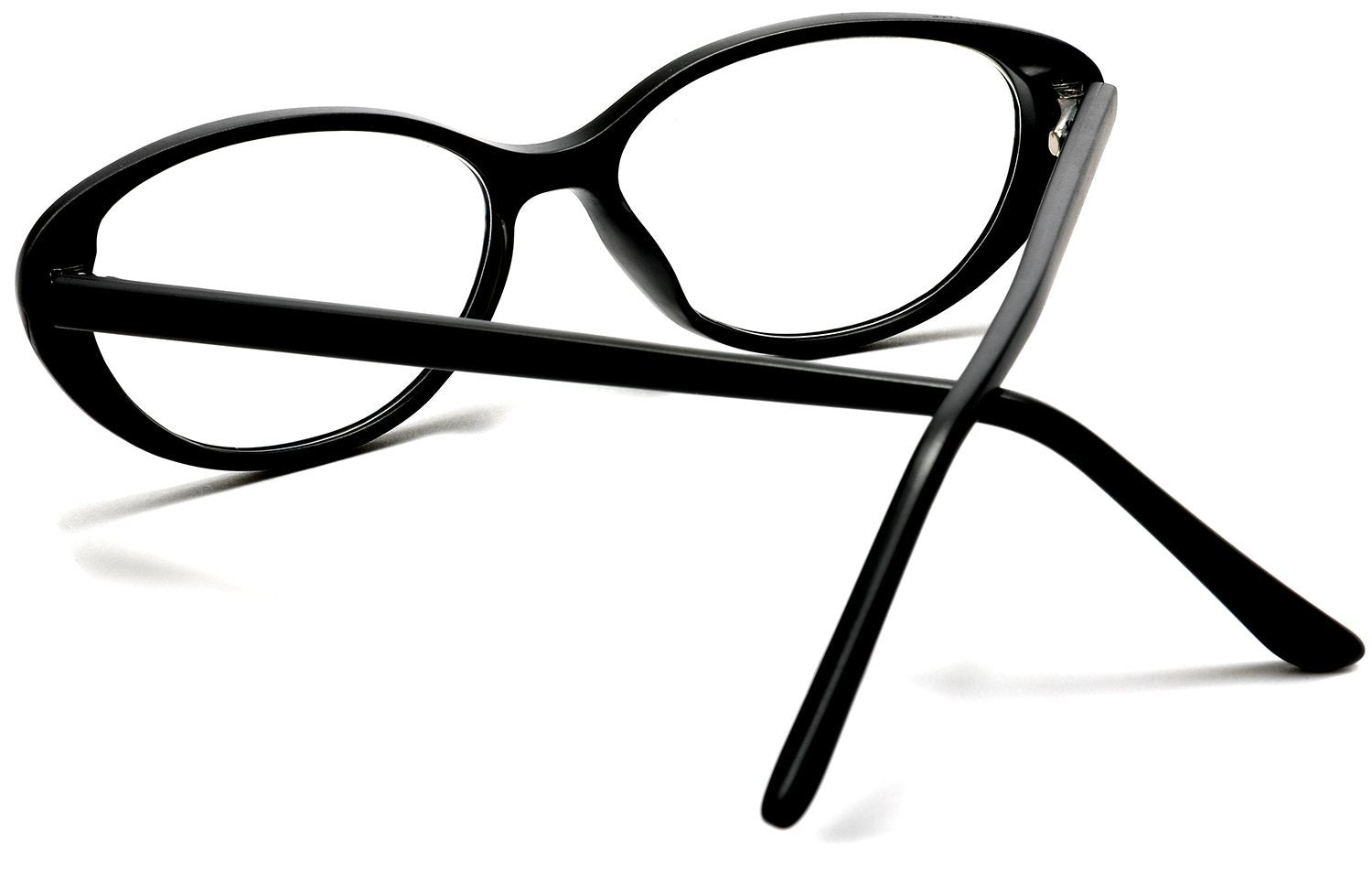 Black Voyage Tango Optics Bi-Focal Black Cat Eye Readers Magnification Glasses