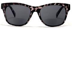 Bora Tortoise Bi-Focal Sun Readers Horn Rimmed Sunglasses Gray-Samba Shades