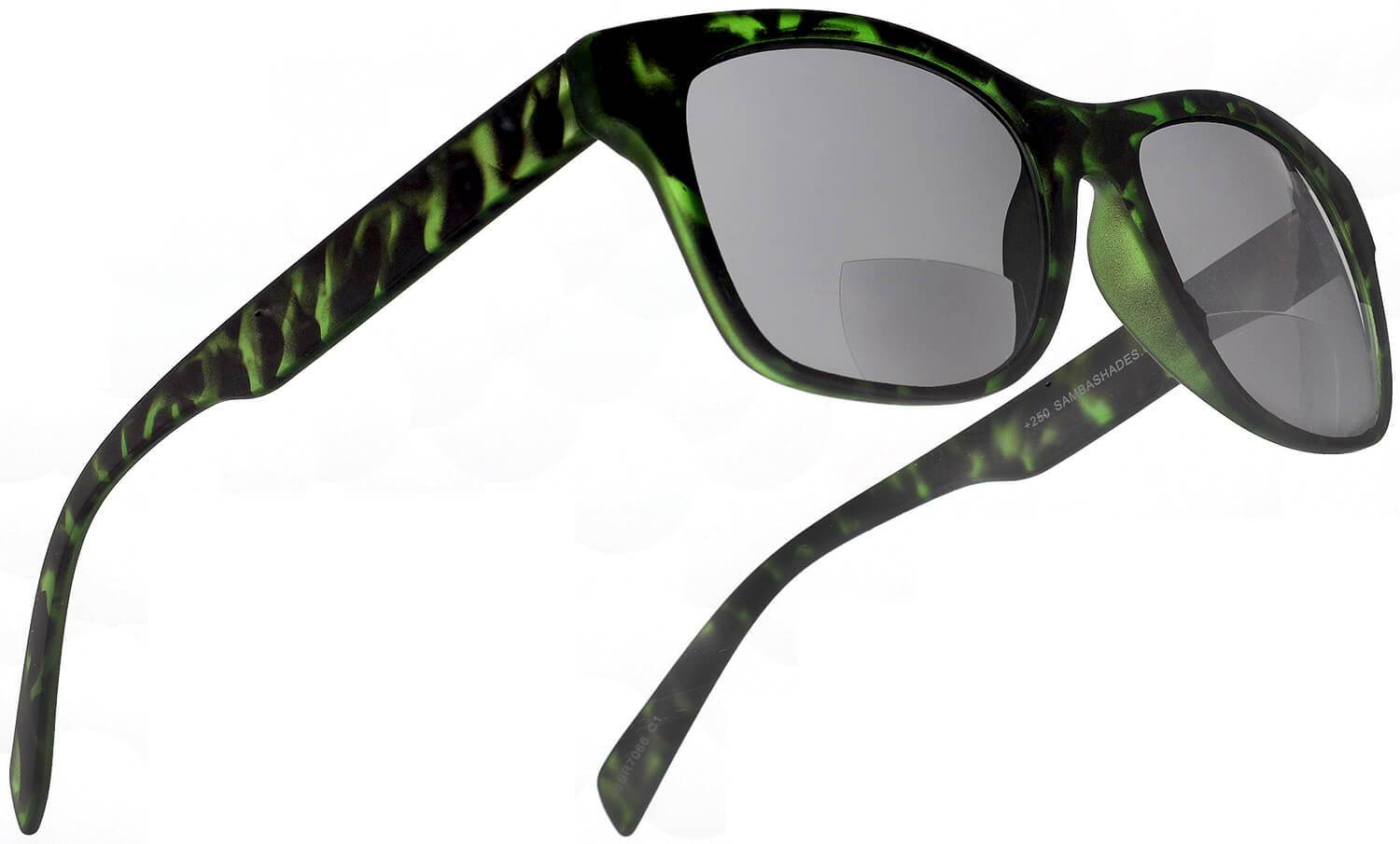 Bora Tortoise Bi-Focal Sun Readers Horn Rimmed Sunglasses Green-Samba Shades