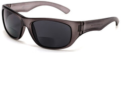 Brando Brenda Sports Bi-Focal Sun Readers Outdoor Comfort Sunglasses Gray-Samba Shades