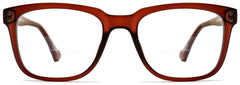 Chocolate Demure Samba Shades Bi-Focal Brown Oversized Square Readers Magnification Glasses