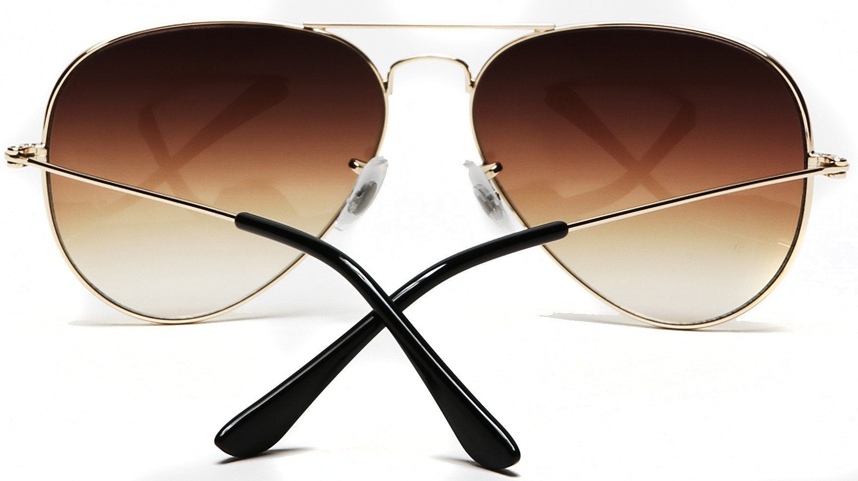 Classic Pilot Military Sunglasses Brown Frame Brown Lens - Glen & Ivy Sky Inspired-Samba Shades