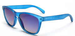 Don and Audrey Form Horn Rimmed Sunglasses Blue-Samba Shades