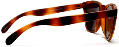 Don and Audrey Form Horn Rimmed Sunglasses Brown Orange-Samba Shades