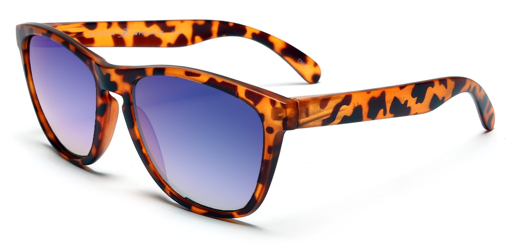Don and Audrey Form Horn Rimmed Sunglasses Orange Brown-Samba Shades