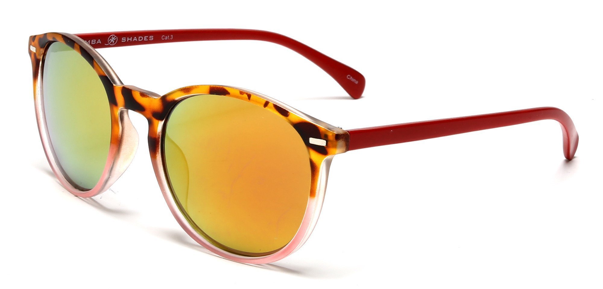 Samba Shades Florence Classic Round Wayfarer Sunglasses with Demi