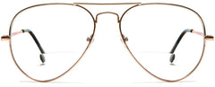 Golden Hour Tango Optics Bi-Focal Gold Pilot Glasses Readers Magnification Rx