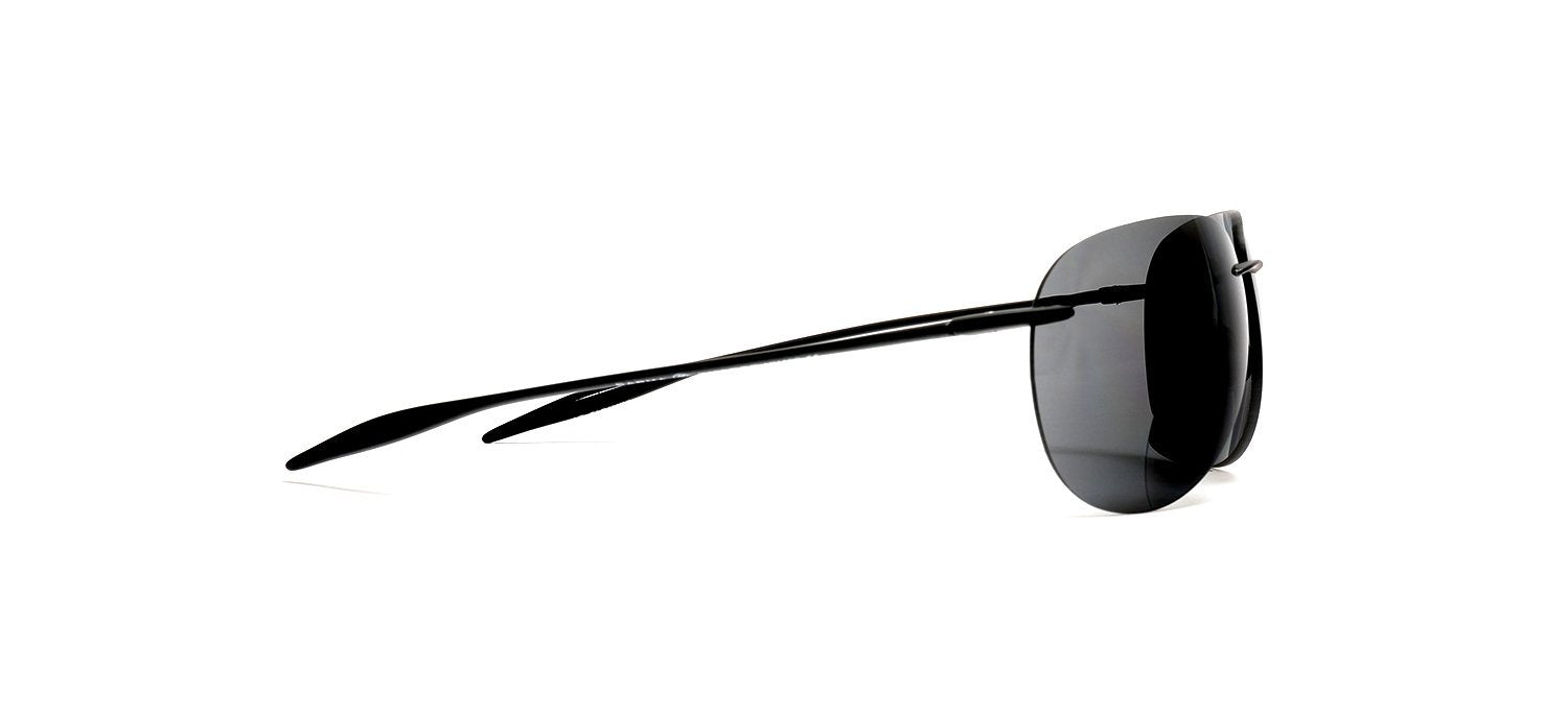 maui sports sonnenbrille Maui Sports Pilot Military Bi-Focal Sun Readers Sunglasses Ultra Flex TR90 Black 2 / Black