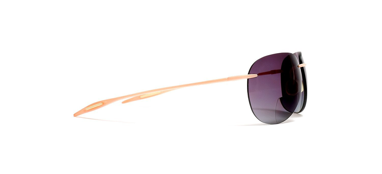 Samba Shades Maui Sports Aviator Bi-Focal Sun Readers Sunglasses Ultra Flex TR90 Pink - 1 / Pink, Women's, Size: One Size
