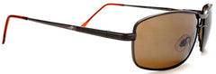 Men's Polarized Wide Navigator Pilot Military Style Sunglasses - James Dean Racer Style - Silver-Samba Shades