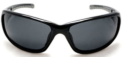 Men's Sports Frame Polarized Lens Sunglasses - Mambo Winner's Shades - Black-Samba Shades