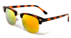New York Classic Horn Rimmed Vintage Sunglasses Brown Orange-Samba Shades