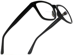Onyx Skye Tango Optics Bi-Focal Black Oversized Square Readers Magnification Glasses