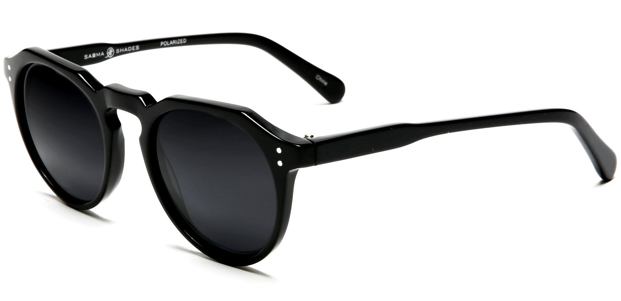 Polarized Lauren Backal Cordoba Fashion Sunglasses Black-Samba Shades