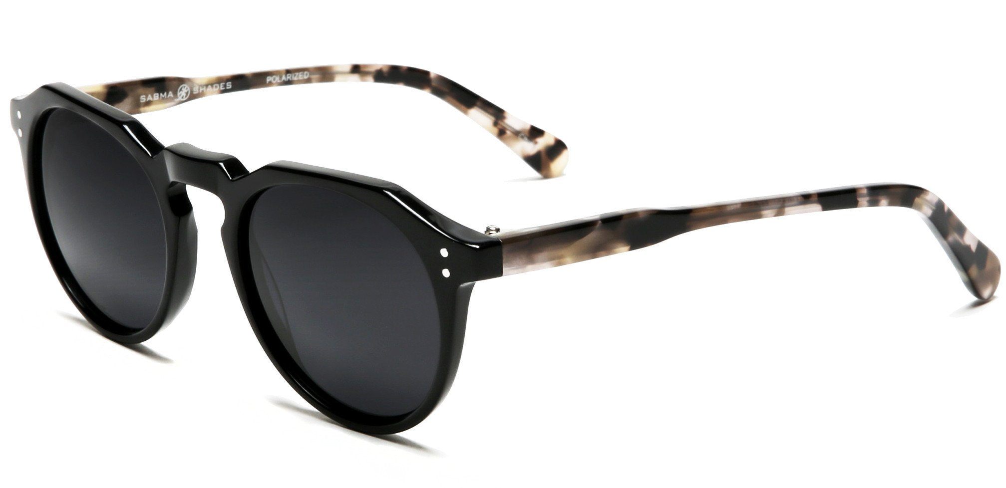 Polarized Lauren Backal Cordoba Fashion Sunglasses Chill Black-Samba Shades