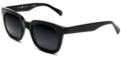 Polarized Manhattan Horn Rimmed Fashion Sunglasses Black-Samba Shades