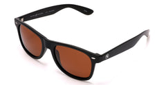 Polarized Modern Venice Horn Rimmed Sunglasses - Black Brown-Samba Shades