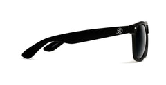 Polarized Modern Venice Horn Rimmed Sunglasses - Black Smoke-Samba Shades