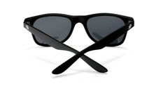 Polarized Modern Venice Horn Rimmed Sunglasses - Black Smoke-Samba Shades