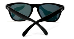 Polarized New Cool Factor Horn Rimmed Sunglasses - Black/Gold-Samba Shades