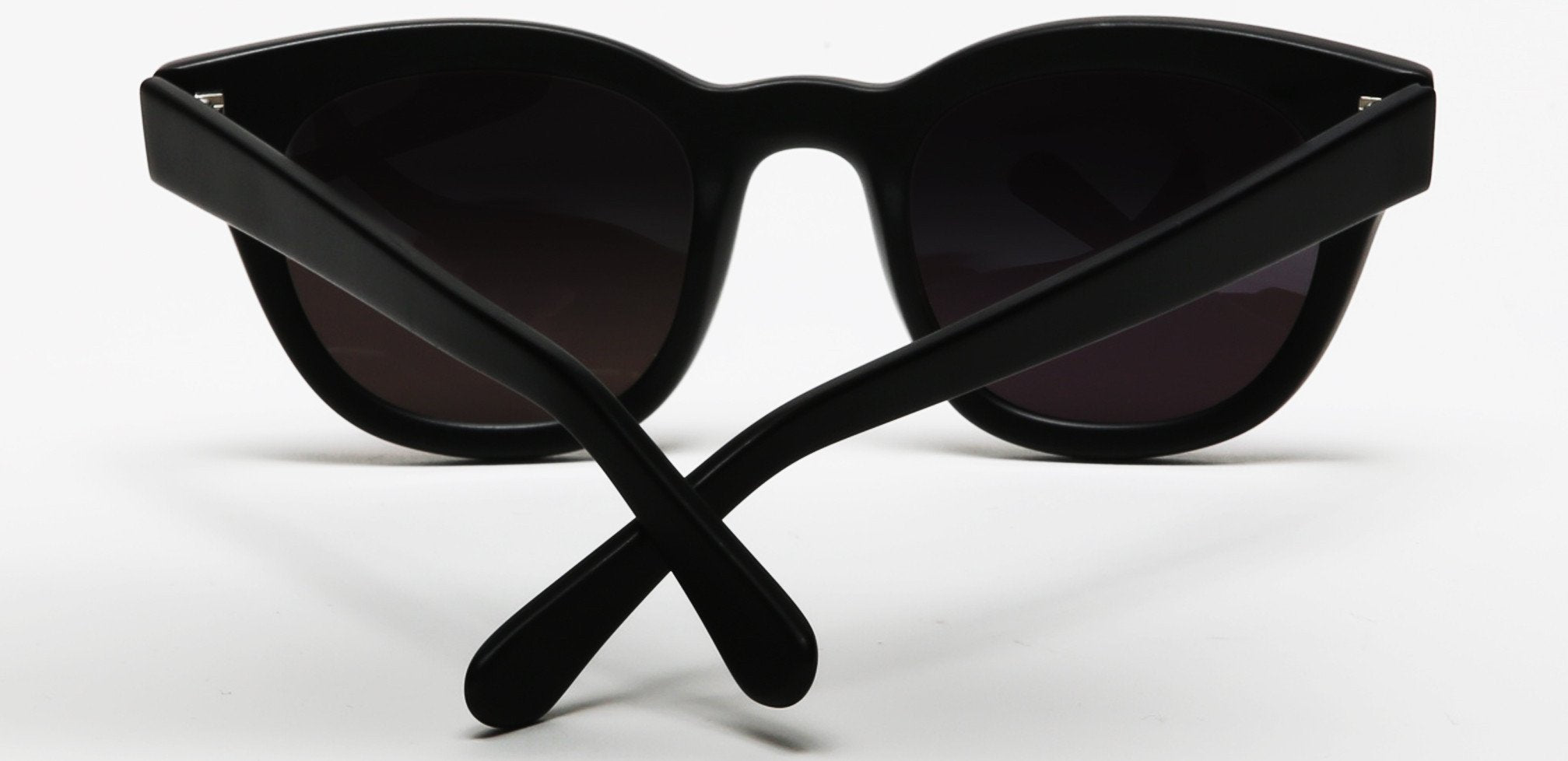 Polarized Vista Horn Rimmed Vintage Sunglasses Black-Samba Shades