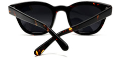 Polarized Vista Horn Rimmed Vintage Sunglasses Black Brown-Samba Shades