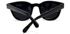 Polarized Vista Horn Rimmed Vintage Sunglasses Chill Black-Samba Shades