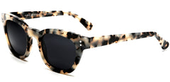 Polarized Vista Horn Rimmed Vintage Sunglasses Grey Brown-Samba Shades